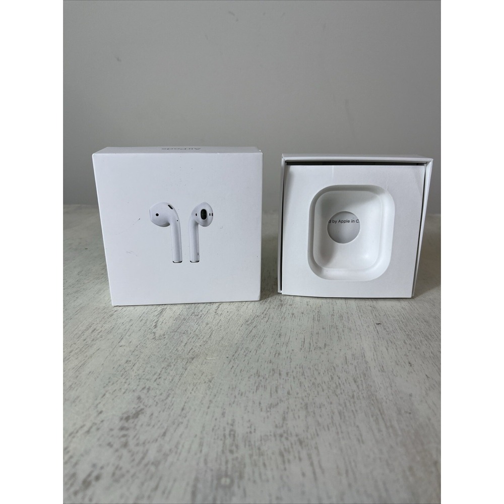 Apple Original AirPods 1st Gen EMPTY RETAIL BOX ONLY with Tray MV7N2AM